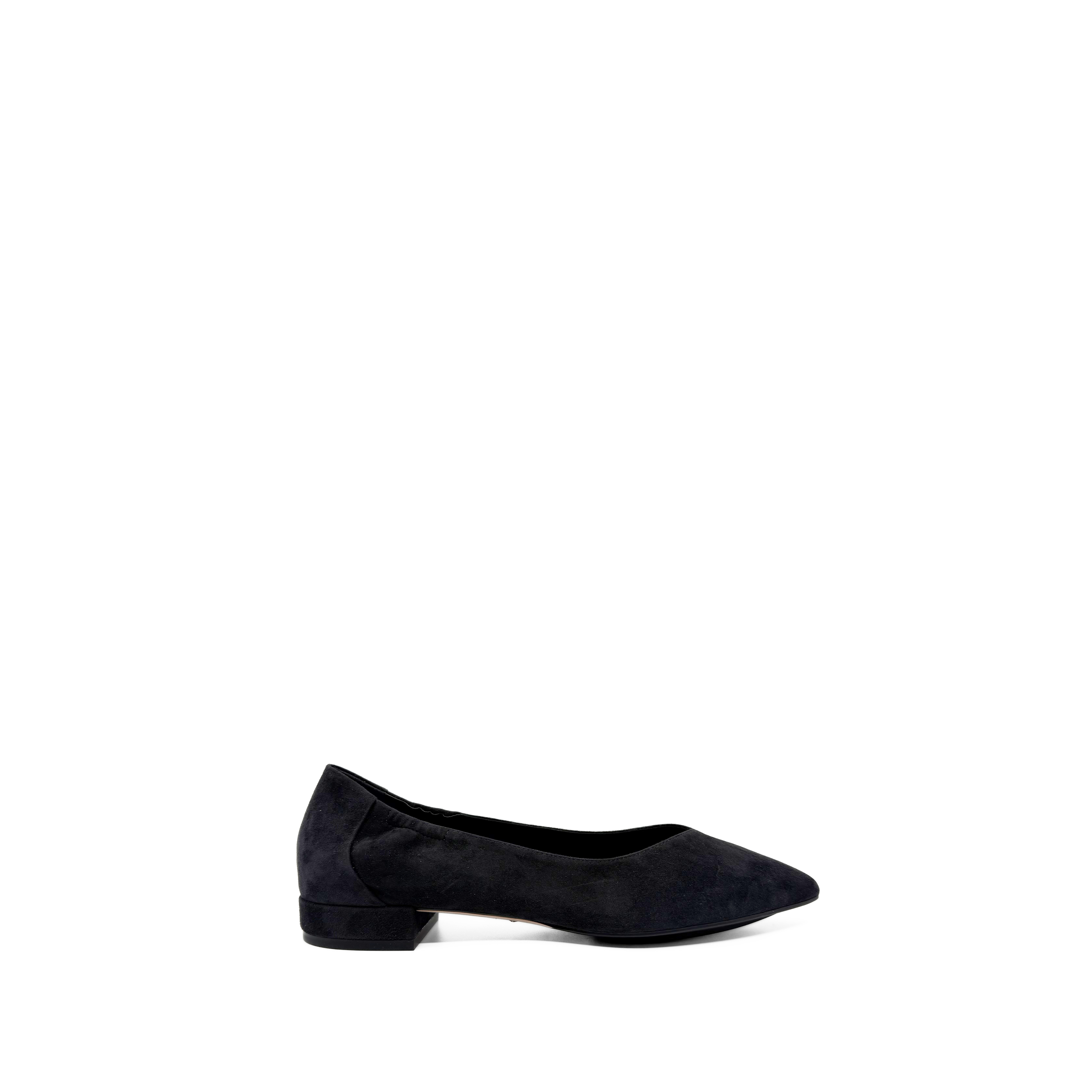 BRIGID BALLET STRETCH | BLACK SUEDE STRETCH