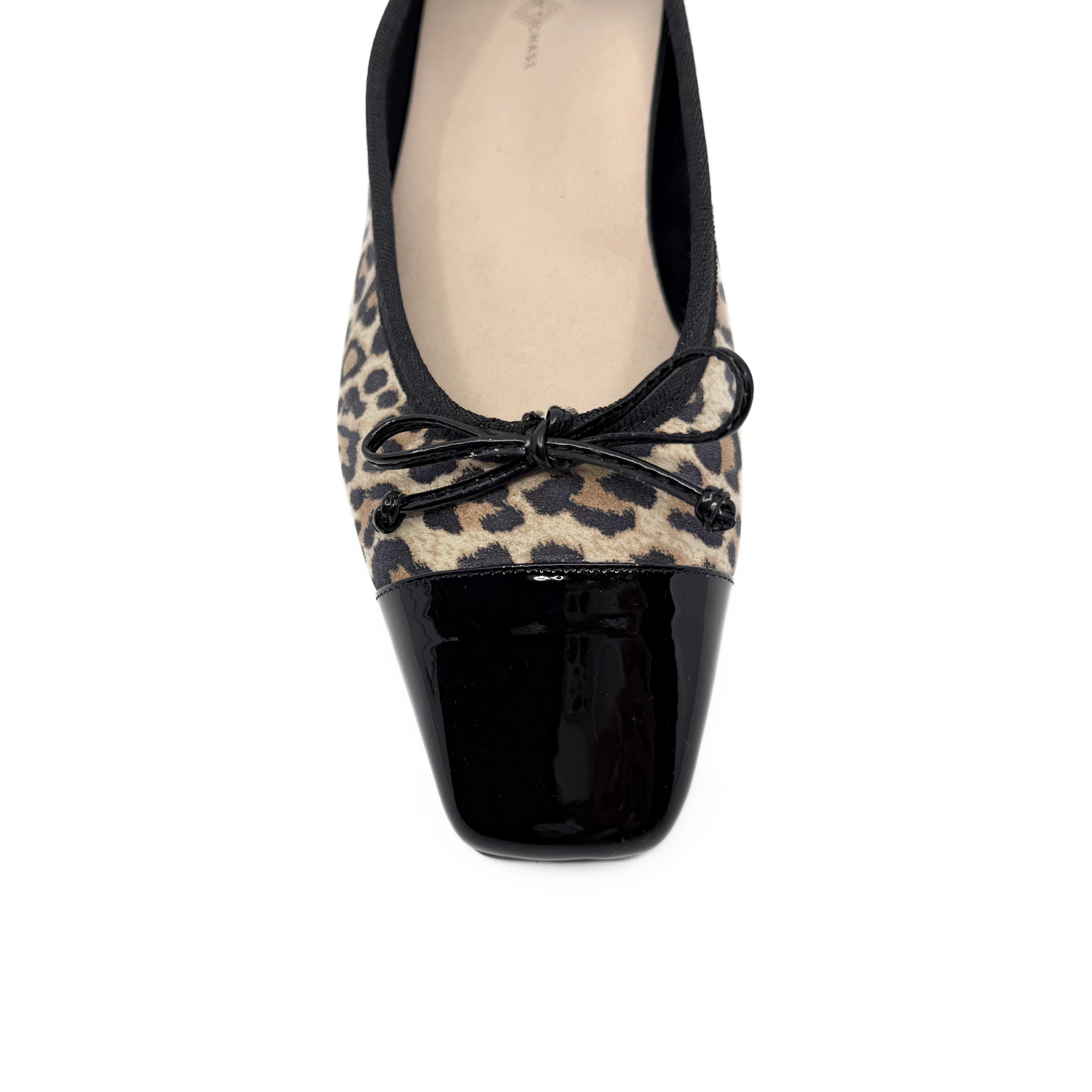 BETHANY BALLET | CHEETAH / BLACK PATENT