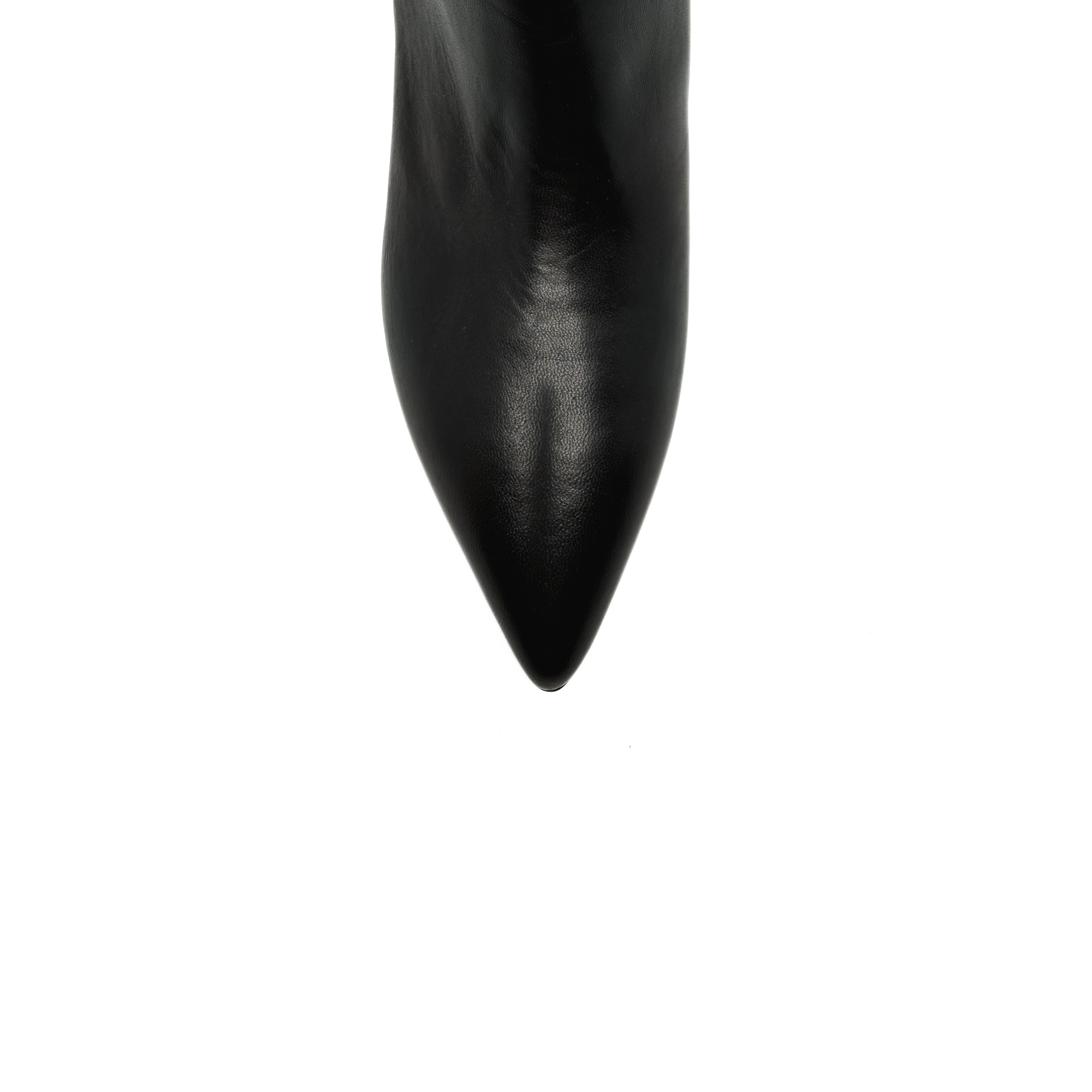 LANIE 75 BOOT (POINTED) | BLACK NAPA