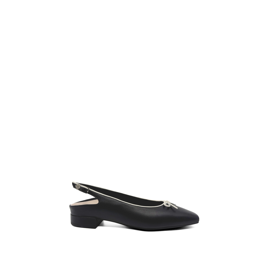 BEATRICE BALLET | BLACK / TAN