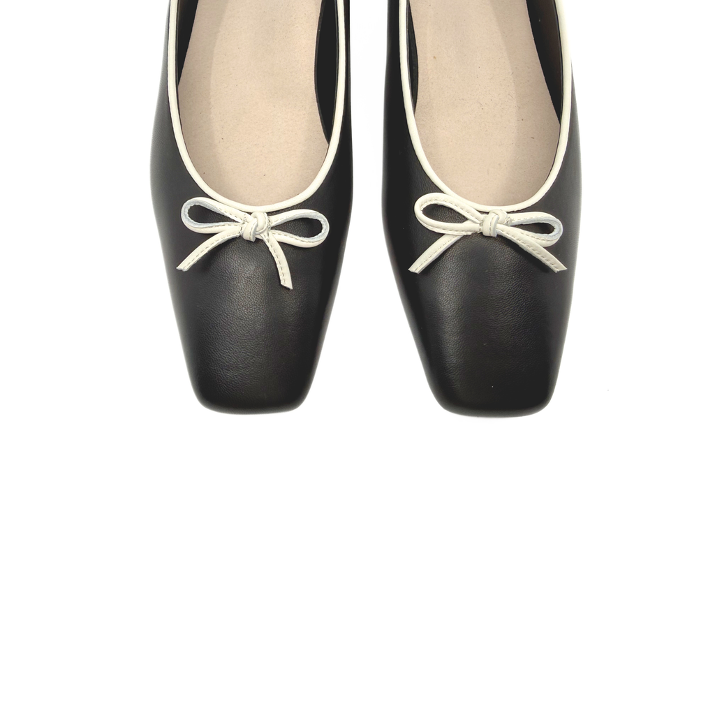 BEATRICE BALLET | BLACK / TAN