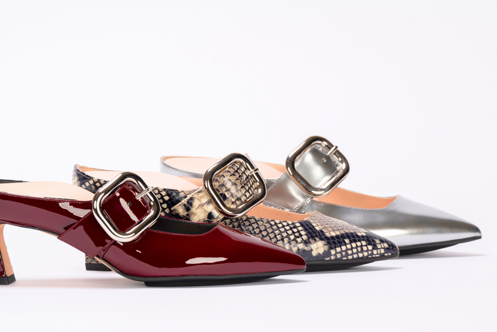 AUDREY 55 PUMP | SILVER LAME