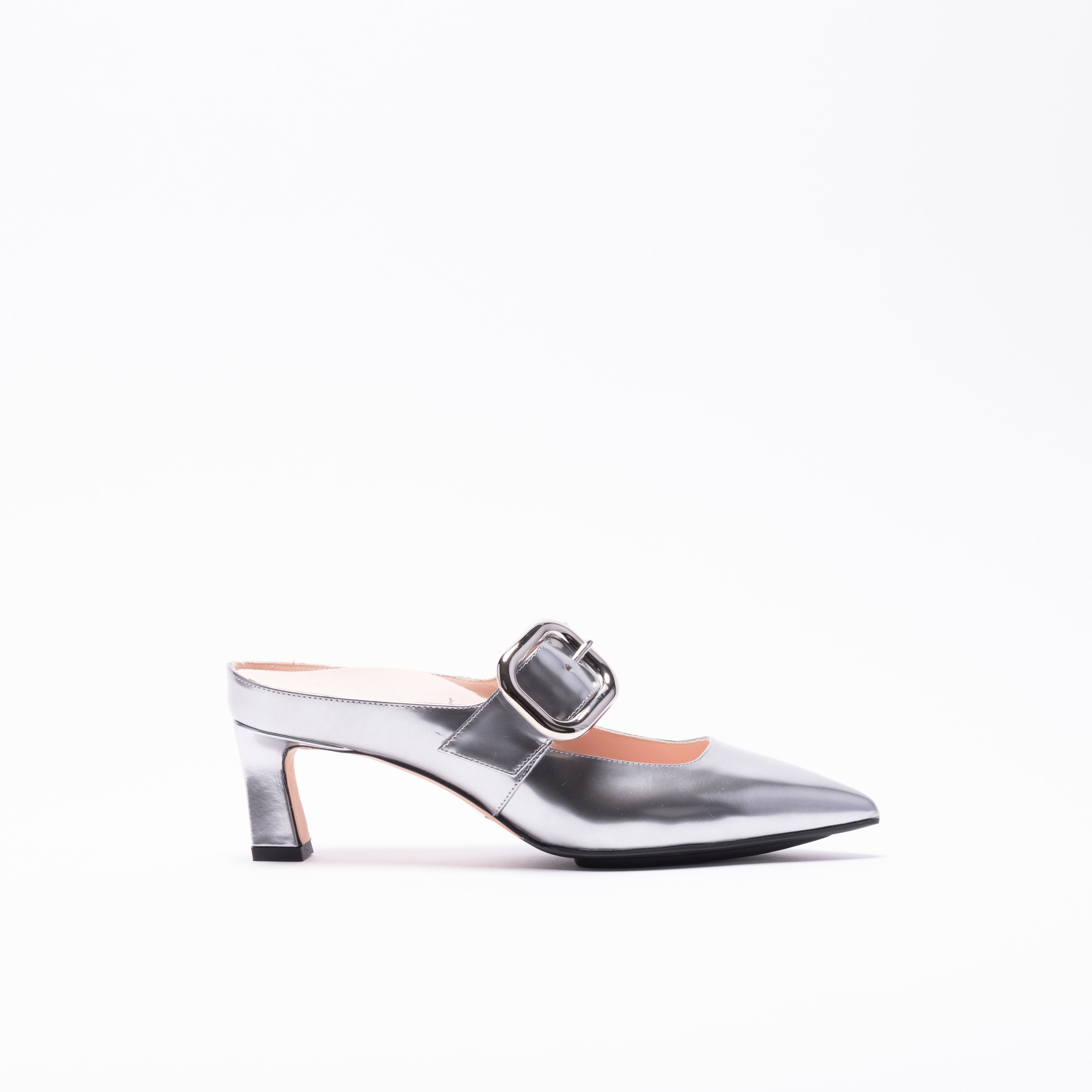 AUDREY 55 PUMP | SILVER LAME