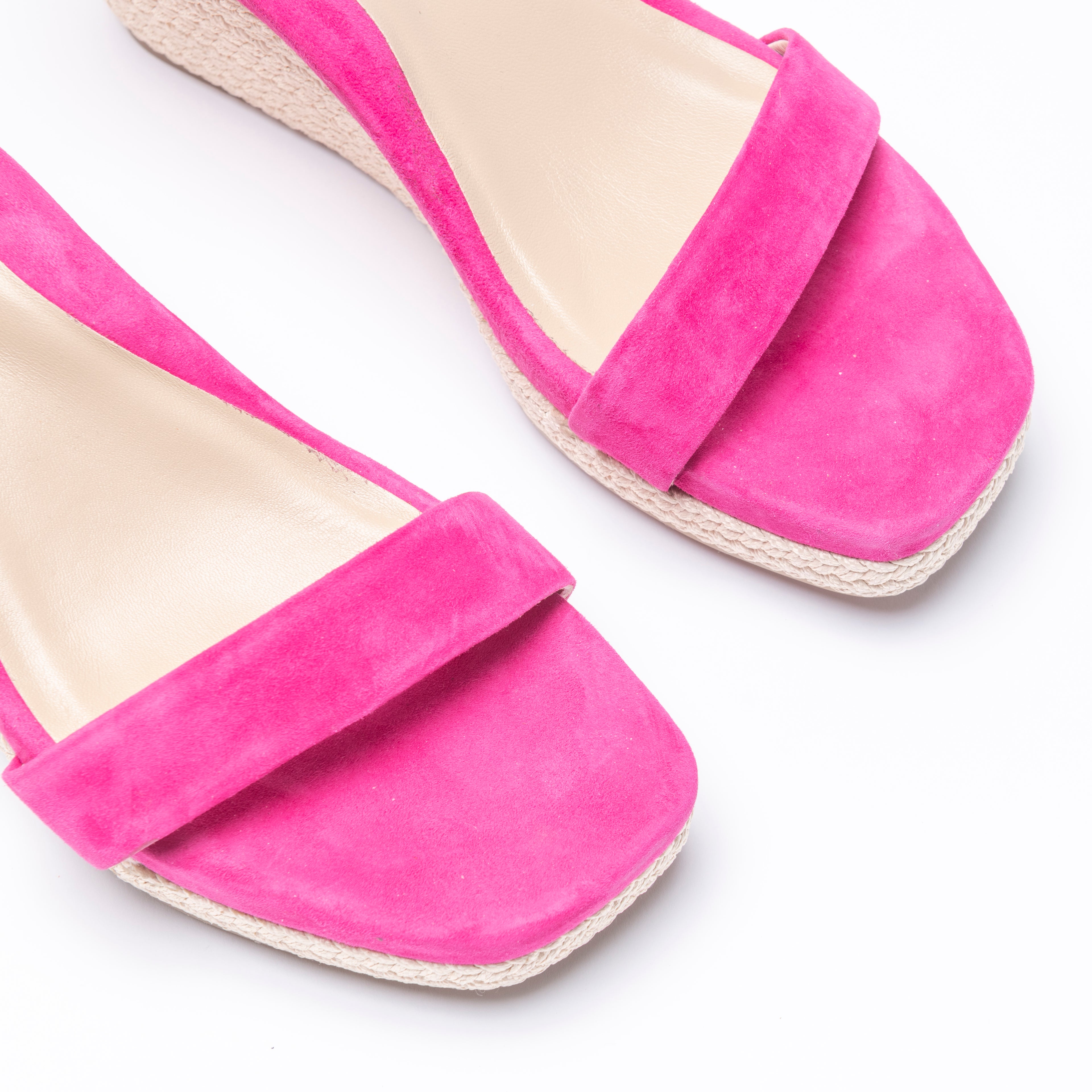 CORSICA WEDGE SANDAL | TULIP SUEDE