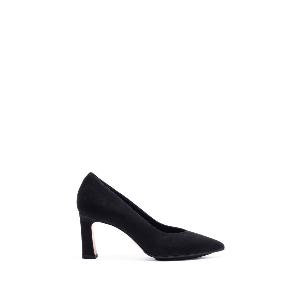 SCARLETT 75 PUMP | BLACK SUEDE