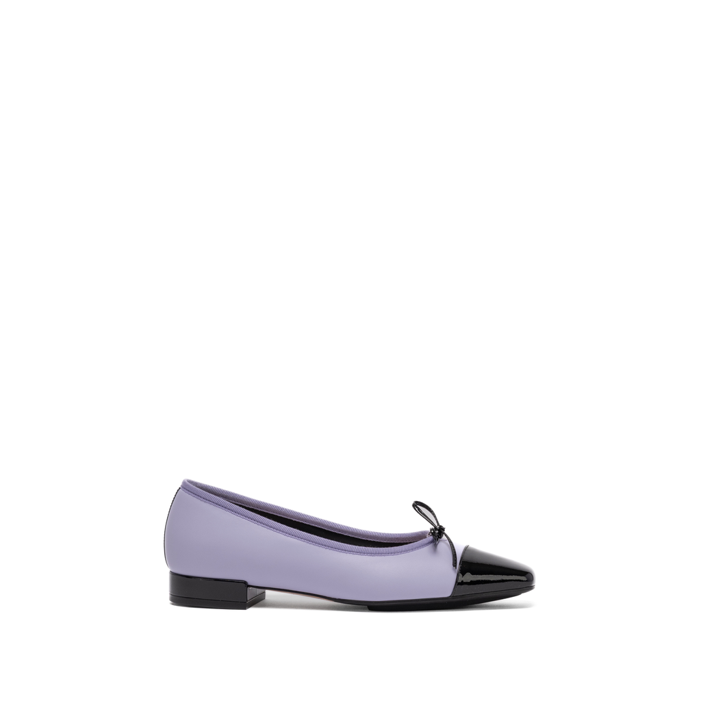 BETHANY BALLET | LAVENDER NAPA / BLACK PATENT