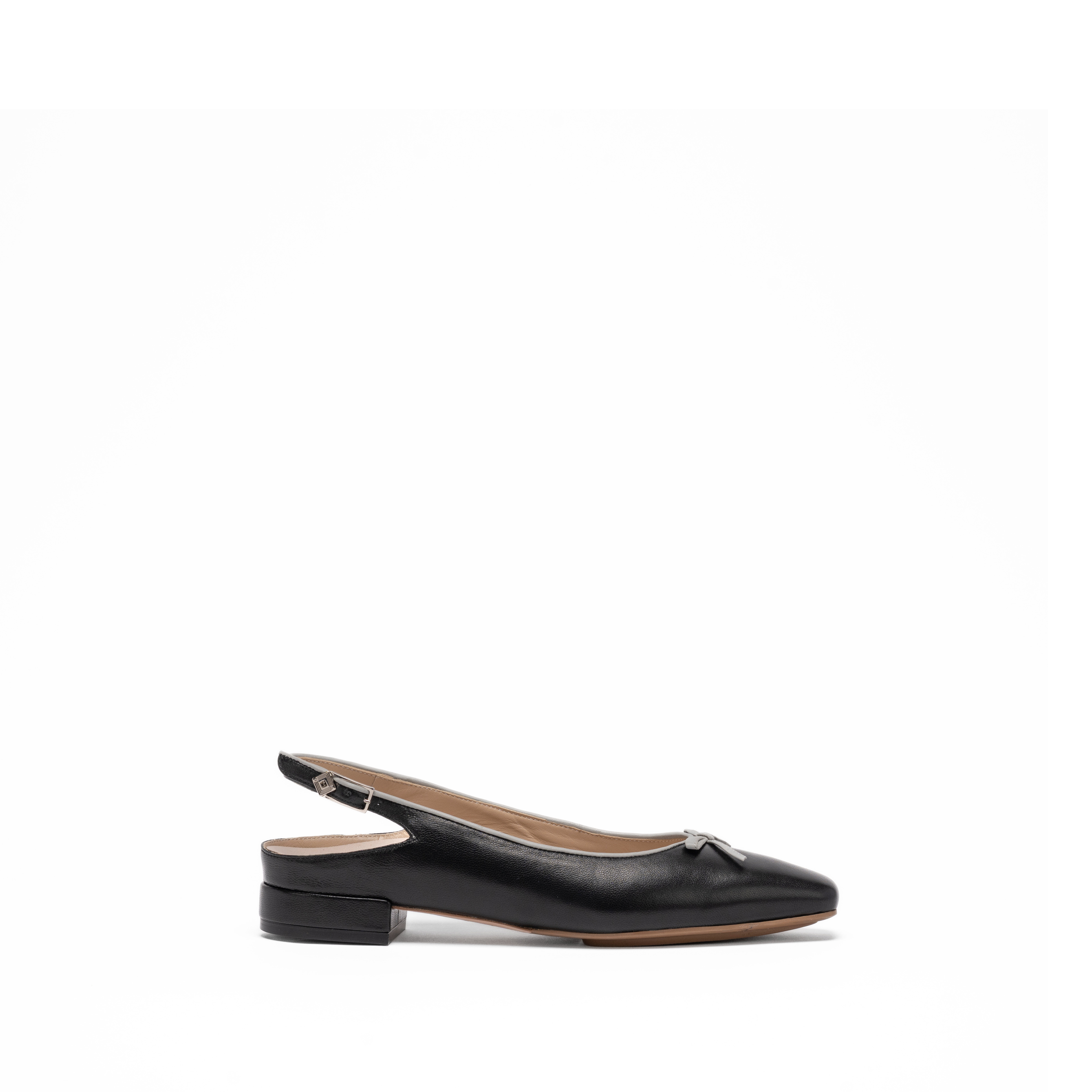 BEATRICE BALLET | NAVY NAPA / GREY NAPA