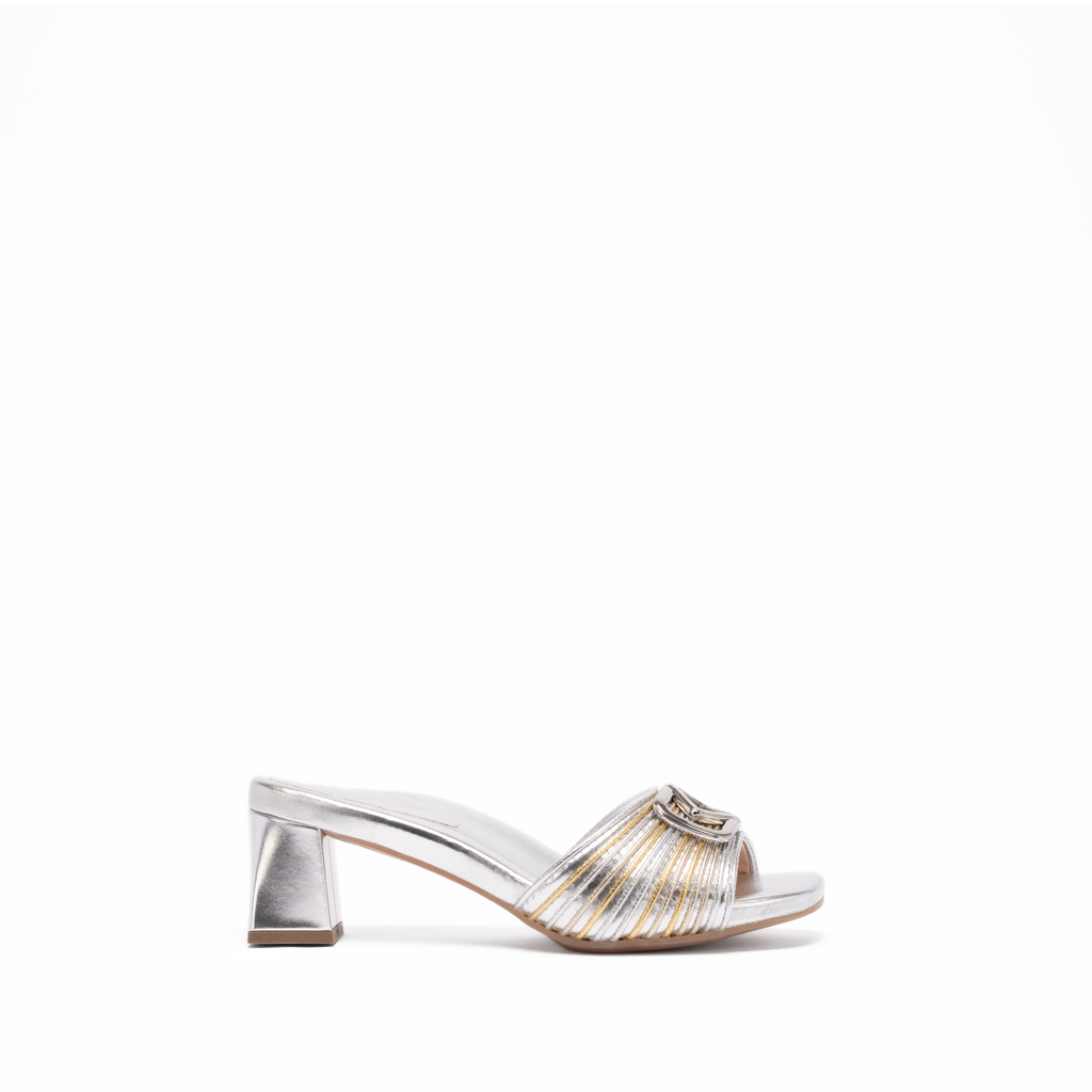 CECI SANDAL | METALLIC NAPA