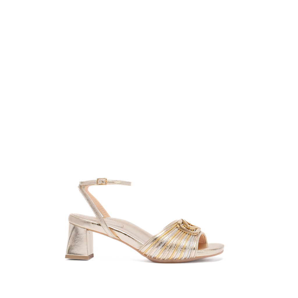 CECILIA SANDAL | METALLIC NAPA
