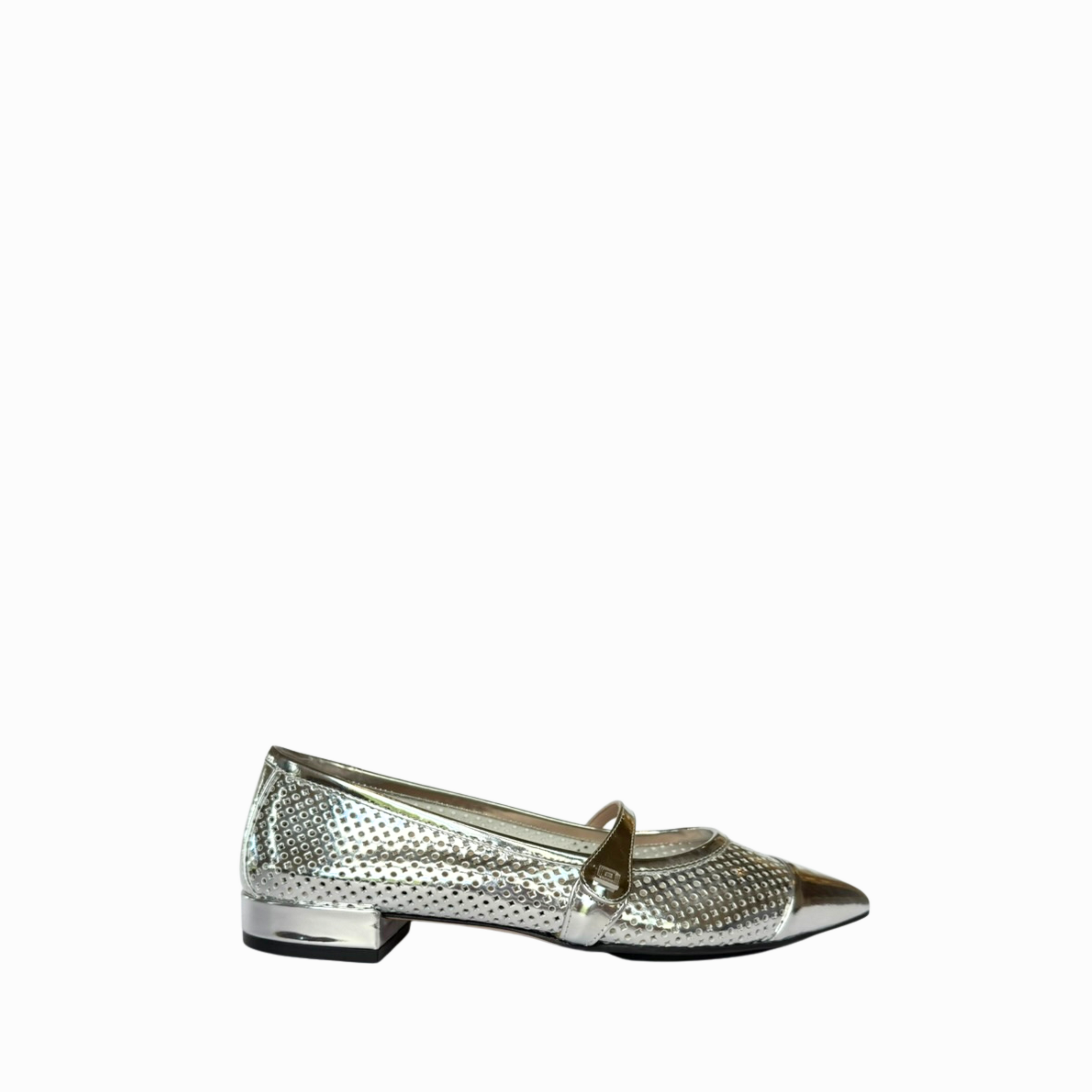 BRIE BALLET | SILVER METALLIC MIRROR
