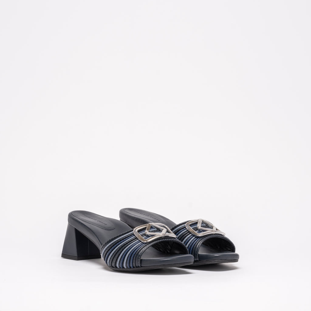 CECI SANDAL | NAVY NAPA