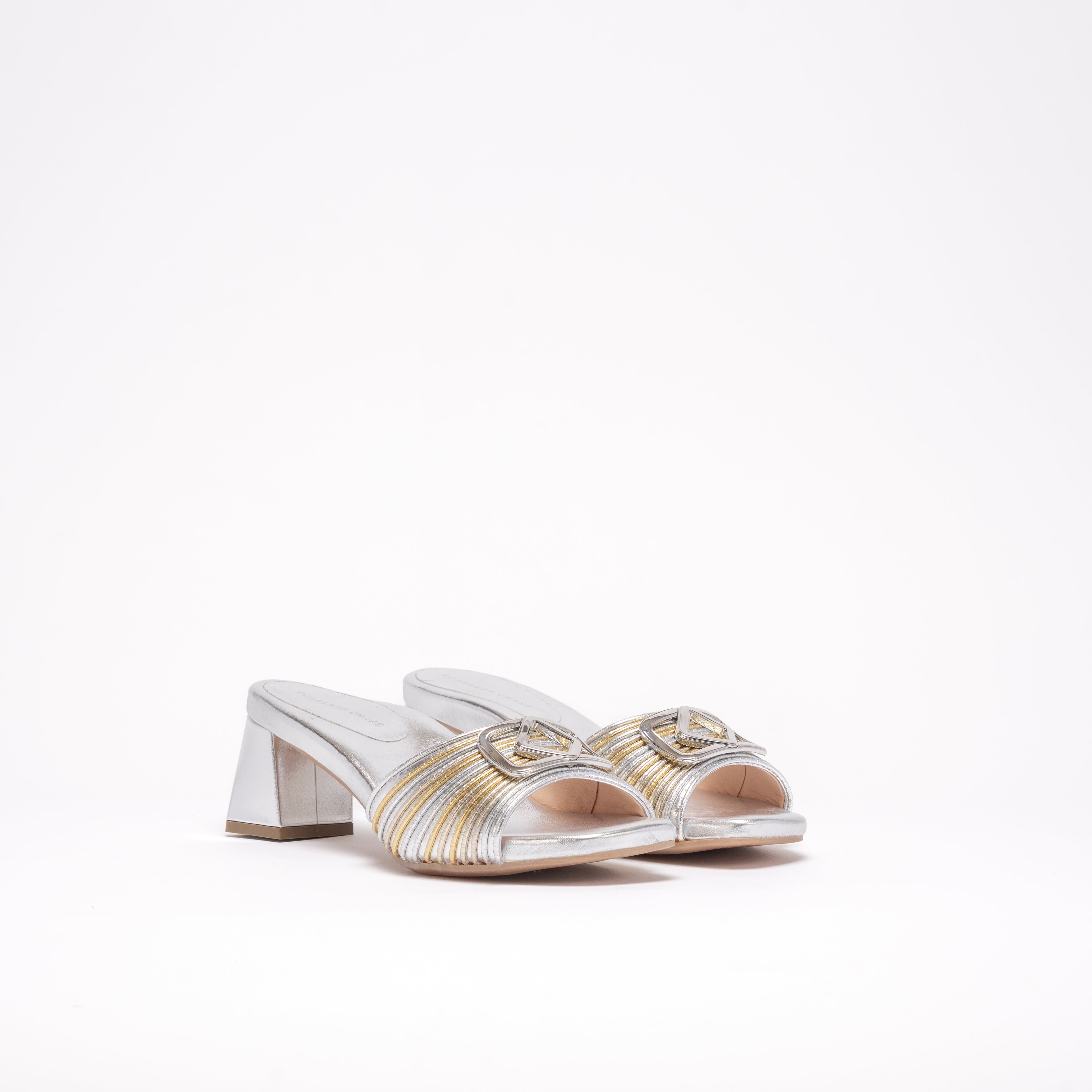 CECI SANDAL | METALLIC NAPA