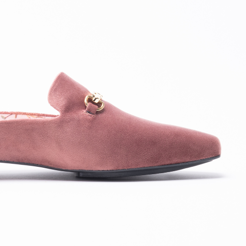WESTON MULE | BLUSH VELVET
