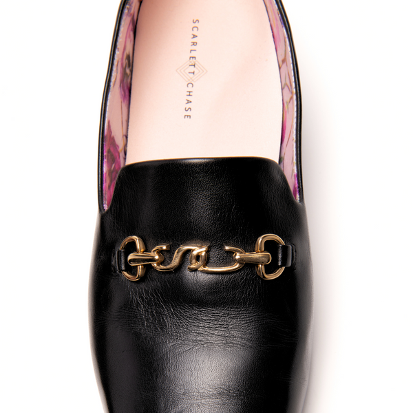 Weston Mule / Black Napa Leather