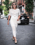 Scarlett Chase Taupe Grace 55 Mesh Pump with a rounded upper and sculpted heel |  Lifestyle shot