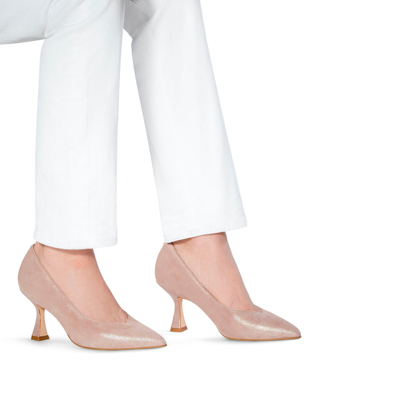 Soiree 75 Pump / Blush Glitter